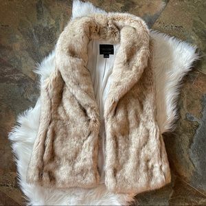Anthropologie Faux Fur Vest